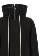 Rick Owens Black Cotton Parka