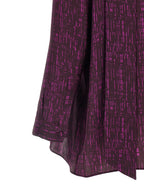Gianluca Capannolo Purple Silk Blouse