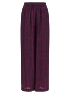 Gianluca Capannolo Purple Viscose Casual Pants