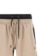 Off-White Multicolor Cotton Bermuda Shorts