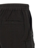 DRKSHDW Black Cotton Bermuda Shorts