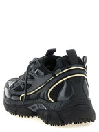 Off-White Black Polyethylene Athletic Sneakers