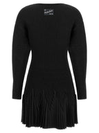 Elisabetta Franchi Black Viscose Short Dress