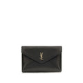 Saint Laurent Black Lamb Ovis Aries Aries Wallet