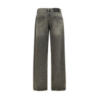 Ermanno Scervino Gray Cotton Relaxed Fit Jeans