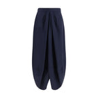 Giorgio Armani Blue Silk Long Skirt