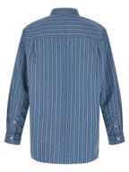 A.P.C. Blue Cotton Blouse
