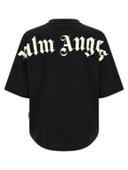Palm Angels Black Cotton T-Shirt