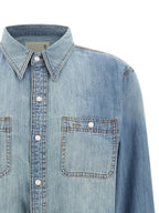 R13 Blue Cotton Blouse