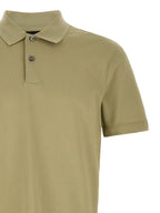 Hugo Boss Beige Cotton Polo Shirt