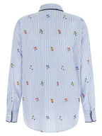 Etro Blue Cotton Blouse