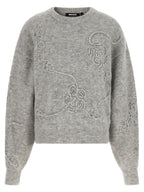ROTATE BIRGER CHRISTENSEN Gray Wool Cardigan