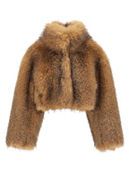 ROTATE BIRGER CHRISTENSEN Beige Polyester Coat