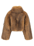 ROTATE BIRGER CHRISTENSEN Beige Polyester Coat
