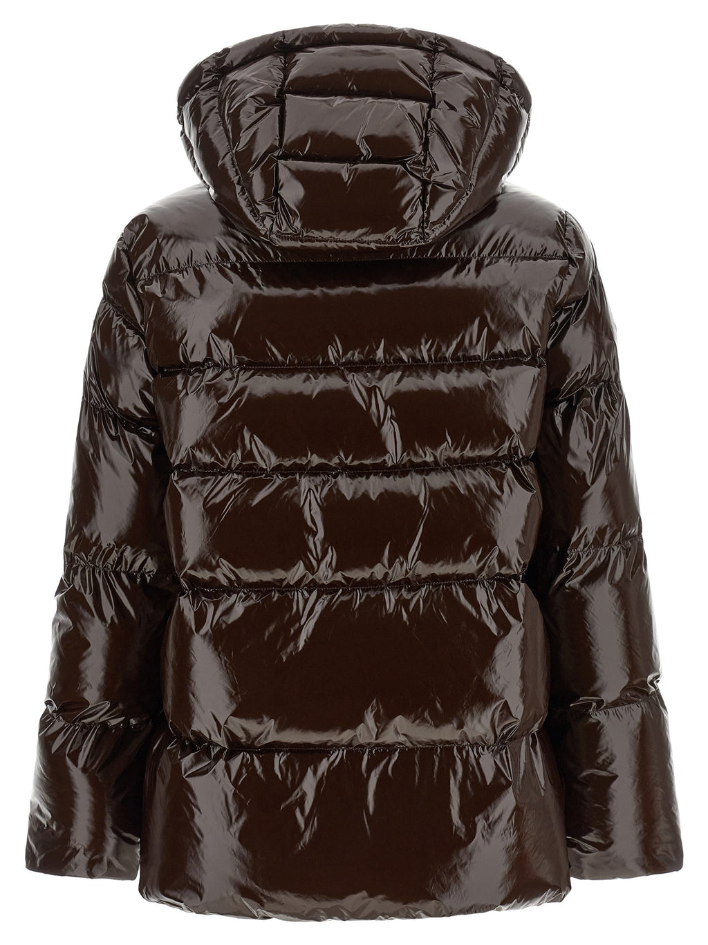 PINKO Brown Polyamide Full-Length Jacket