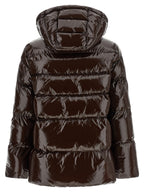 PINKO Brown Polyamide Full-Length Jacket
