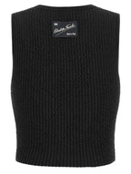 Elisabetta Franchi Black Viscose Sleeveles T-Shirt
