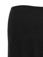 Elisabetta Franchi Black Viscose Midi Skirt