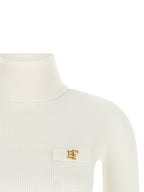 Elisabetta Franchi White Lycra Cardigan
