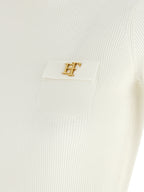 Elisabetta Franchi White Lycra Cardigan