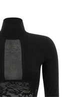 Elisabetta Franchi Black Viscose Midi Dress