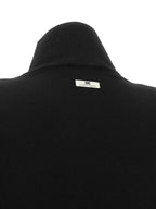 Elisabetta Franchi Black Viscose Midi Dress