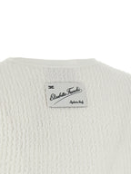 Elisabetta Franchi White Viscose Sleeveles T-Shirt