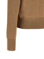 Ami Paris Beige Wool Cardigan