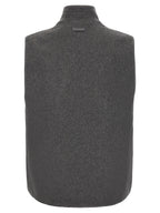 Lardini Gray Virgin Wool Sleeveless Jacket