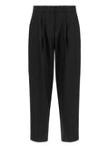 Gianluca Capannolo Black Wool Cropped Pants