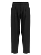 Gianluca Capannolo Black Wool Cropped Pants