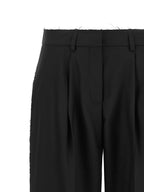 Gianluca Capannolo Black Wool Cropped Pants