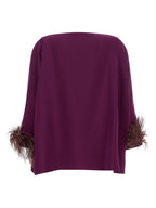 Gianluca Capannolo Purple Viscose Blouse