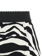 Dolce & Gabbana Bicolor Cotton Bermuda Shorts