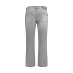 Ermanno Scervino Gray Cotton Boyfriend Jeans