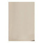Brunello Cucinelli White Cashmere Casual Pants