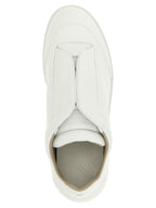 Maison Margiela White Calfskin Low Top Sneakers
