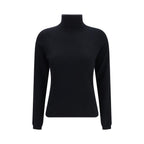 Allude Blue Cashmere Turtleneck