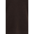 Allude Brown Cashmere Sweater