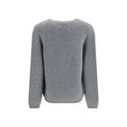 Allude Gray Cashmere Sweater