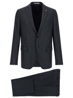 Pal Zileri Gray Polyester Two-Piece Suit