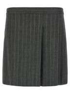 PINKO Gray Polyester Long Skirt