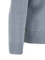 Stone Island Blue Virgin Wool Cardigan