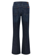 7 For All Mankind Blue Cotton Flared Jeans