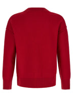 Ami Paris Multicolor Wool Cardigan