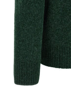 Ami Paris Bicolor Alpaca Leather Polo Shirt