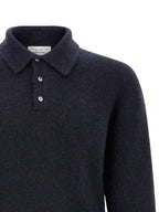 Roberto Collina Blue Cashmere Polo Shirt