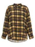 R13 Brown Cotton Blouse