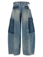 R13 Blue Cotton Jeans Denim