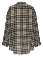 R13 Gray Cotton Blouse